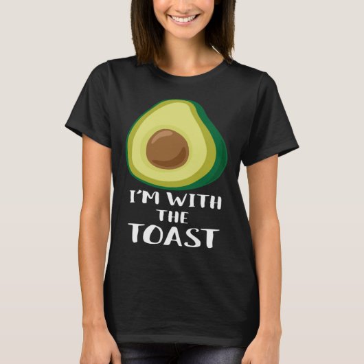 Imとトーストおもしろいカップルの友人シスターズMatc Tシャツ (正面)