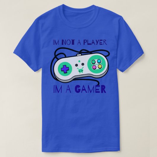 Imはゲーマーではない Tシャツ (デザイン正面)
