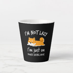 Imは怠惰ではないImは怠惰なモードで Shiba Dog Gift カフェラテマグ