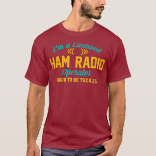 Imは認可されたHam無線事業者おもしろい Tシャツ