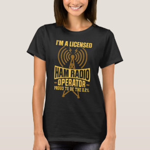 Imは認可を受けたHam無線会社 Tシャツ