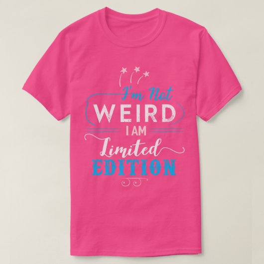 Imは1風変わりではない Tシャツ (デザイン正面)