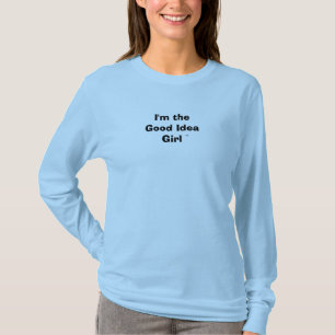 Imよいアイディアの女の子のTシャツ Tシャツ