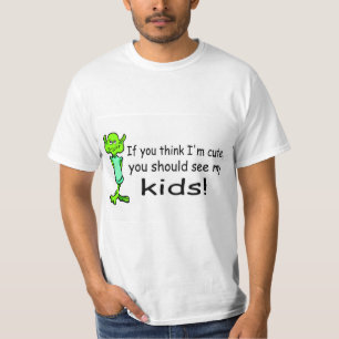 Imをかわいい考えれば外国私の子供に会うべきです Tシャツ