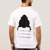 Imを競争させるブードゥーはImを配管しました怒っていたImを選びました Tシャツ (裏面)