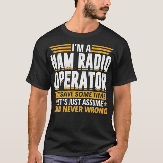 ImをHam無線担当救者と仮定 Tシャツ (正面)