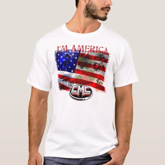 Imアメリカ人 Tシャツ (正面)