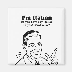 IMイタリア語-あなたのイタリア人がほしいと思います マグネット