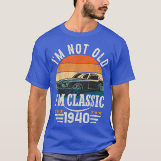Imクラシック車82番目の誕生日ギフト82歳Bor Tシャツ