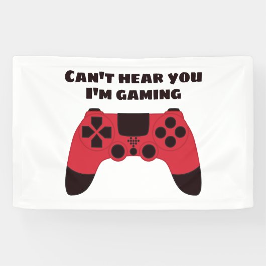 Imゲーマーが聞こえおもしろいない 横断幕 (横)