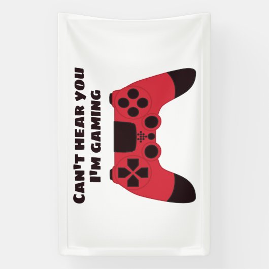 Imゲーマーが聞こえおもしろいない 横断幕 (縦)