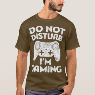 Imゲームのビデオゲーマーギフトを邪魔しない Tシャツ