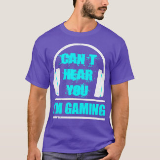 Imゲームの音が聞こえない Tシャツ