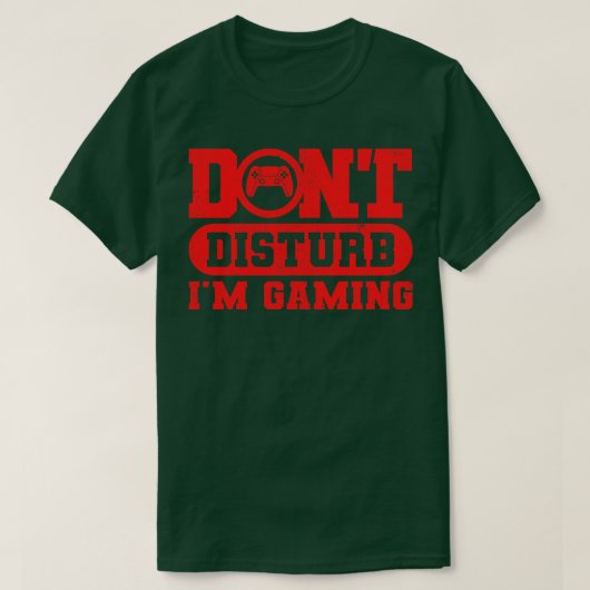 Imゲームを邪魔しない Tシャツ (デザイン正面)