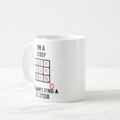 Imシェフいつもソリューションマグを見つける コーヒーマグカップ (正面左)