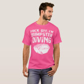 Imダンプおもしろいスタダイビングサルバージュダイバー Tシャツ (正面フル)