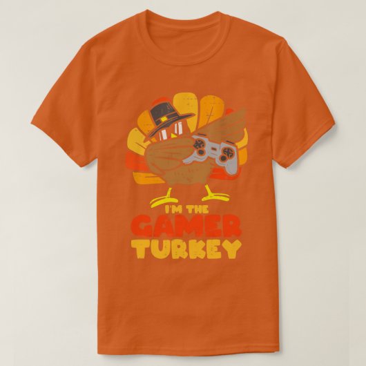 IMトルコDabbingトルコのゲームコントローラーTha Tシャツ (デザイン正面)