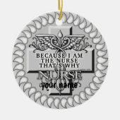 Imナースカスタムナースオーナメント セラミックオーナメント (正面)