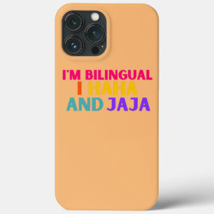 ImバイリンガルI hha and jaja おもしろい スペインの iPhone 13 Pro Maxケース