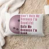 ImビューティフルImグッドボーリングピンク ランバークッション (ブランケット)