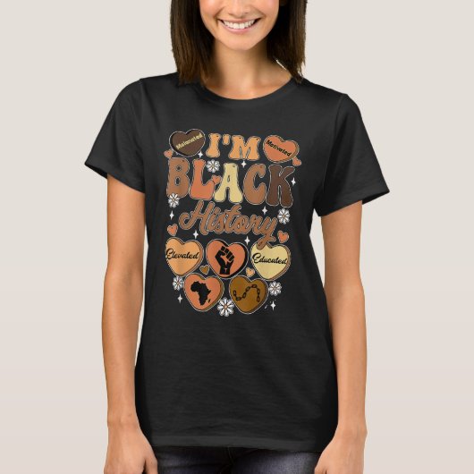 ImブラックヒストリーAfrican Leader Black History Mont Tシャツ (正面)
