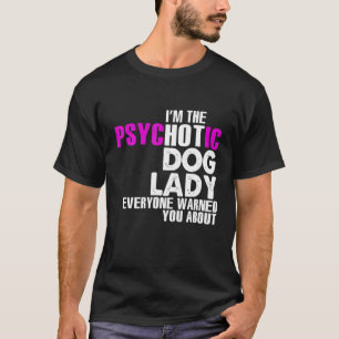 Imホットドッグの女性、おもしろい犬恋人 Tシャツ