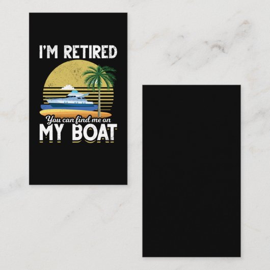 IMボー退職したトのおもしろい退職 名刺 (正面/裏面)