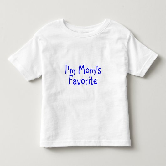 Imモムズお気に入りのブルー トドラーTシャツ (正面)