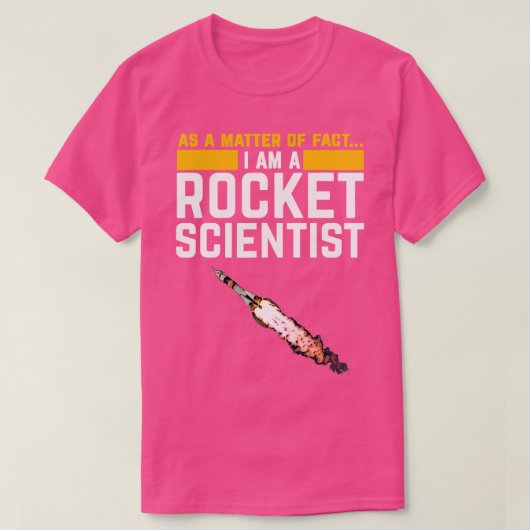 Imロケット科学おもしろい宇宙航空研究員 Tシャツ (デザイン正面)