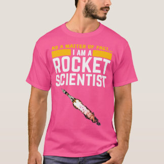 Imロケット科学おもしろい宇宙航空研究員 Tシャツ