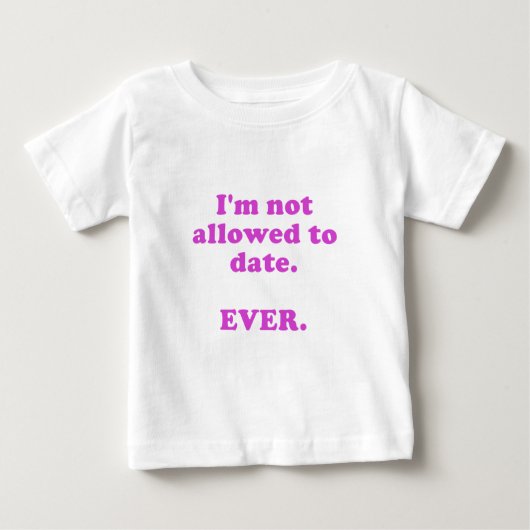 Im今までに割り当てられない ベビーTシャツ (正面)