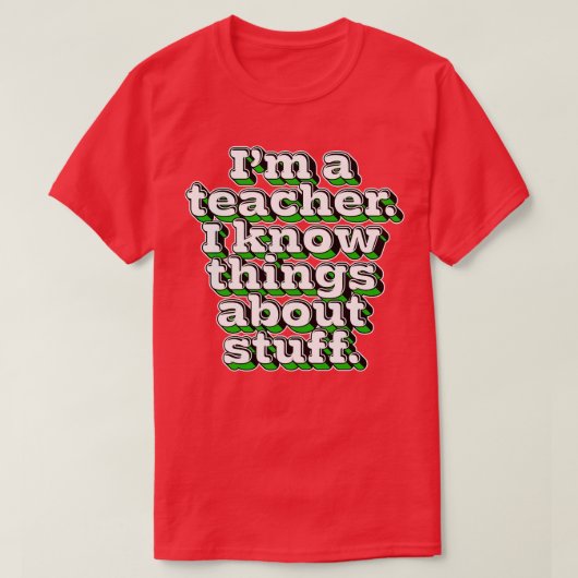 Im先生物1について知っている Tシャツ (デザイン正面)