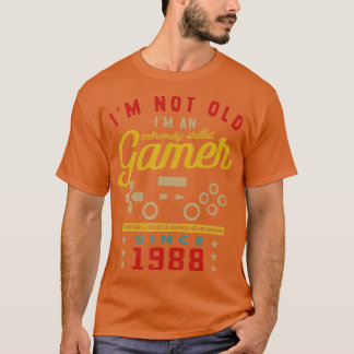 Im古くないIm熟練した1988ビデオゲームゲーム Tシャツ