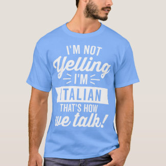 Im叫んでないIm白イタリアン色 Tシャツ