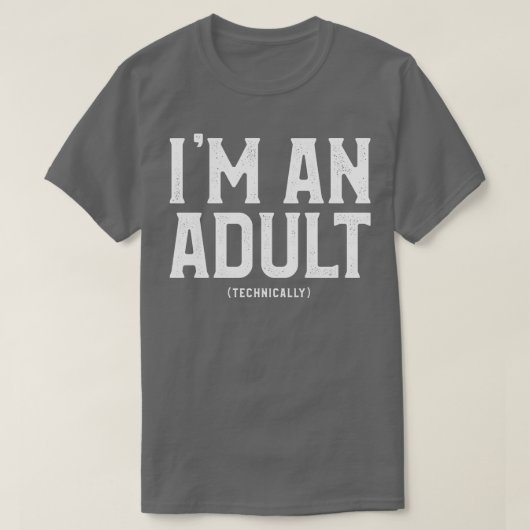 Im大人技術的18誕生日 Tシャツ (デザイン正面)