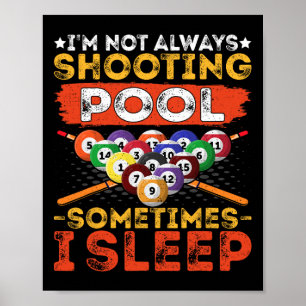 Im常に射撃、 発砲プールおもしろい- Pool Player Bi ポスター