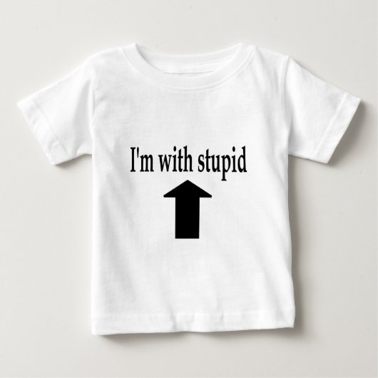 Im愚かな4と ベビーTシャツ (正面)