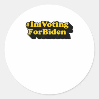 Im投票バイデン氏投票2020選挙POTUS ラウンドシール