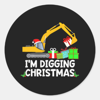 Im掘削クリスマストラクターボーイズ掘削機 ラウンドシール
