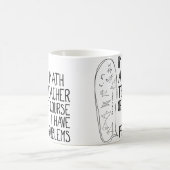 Im数学の教師当然私は白い問題を有します モーフィングマグカップ (中央)