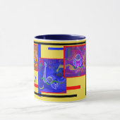 IM朝(メドレーの水泳)のマグ マグカップ (中央)