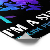 Im生存者自殺防止認識度バターフ ポスター (角)