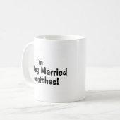 Im結婚のBeeotches コーヒーマグカップ (正面左)
