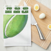 Im美しいImよいテニス・ボール キッチンタオル (四つ折り)