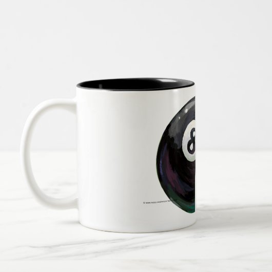 Im美しいImよい8球 ツートーンマグカップ (左)