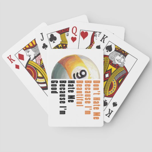 Im美しいImよい9球 トランプ (裏面)