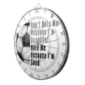 Im美しいIm良いサッカーボール ダーツボード (正面右)