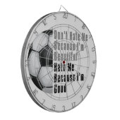 Im美しいIm良いサッカーボール ダーツボード (正面左)