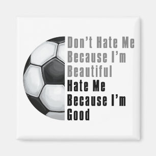Im美しいIm良いサッカーボール マグネット
