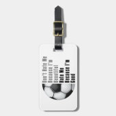 Im美しいIm良いサッカーボール ラゲッジタグ (正面縦)